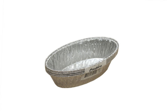 Aluminum Challah Oval Pan X-Small 1lb "JetFoil"