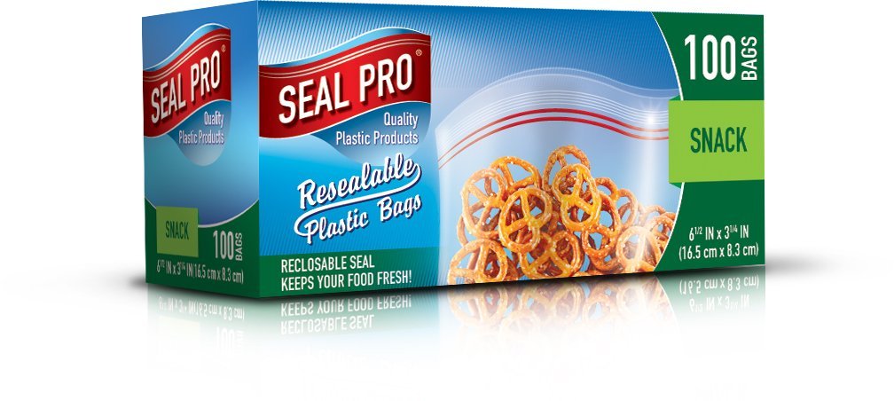 Zip-Lock Snack Bags 'Seal Pro'