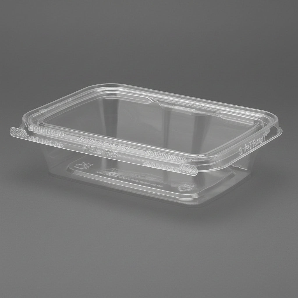 Plastic Containers 'Safety Fresh' 20oz Clear