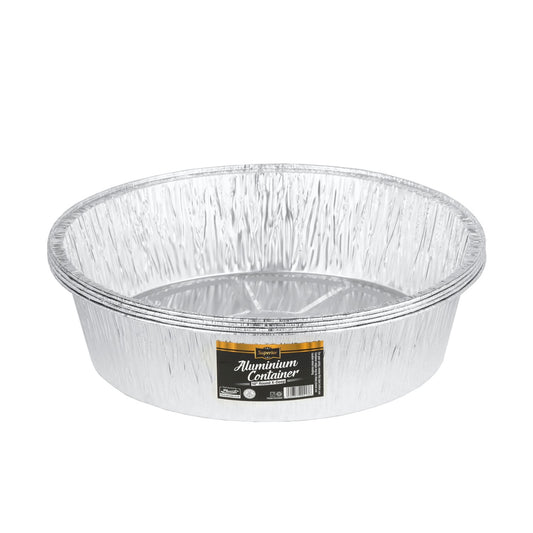 Aluminium Containers 10' Round X-Deep 'Superior'