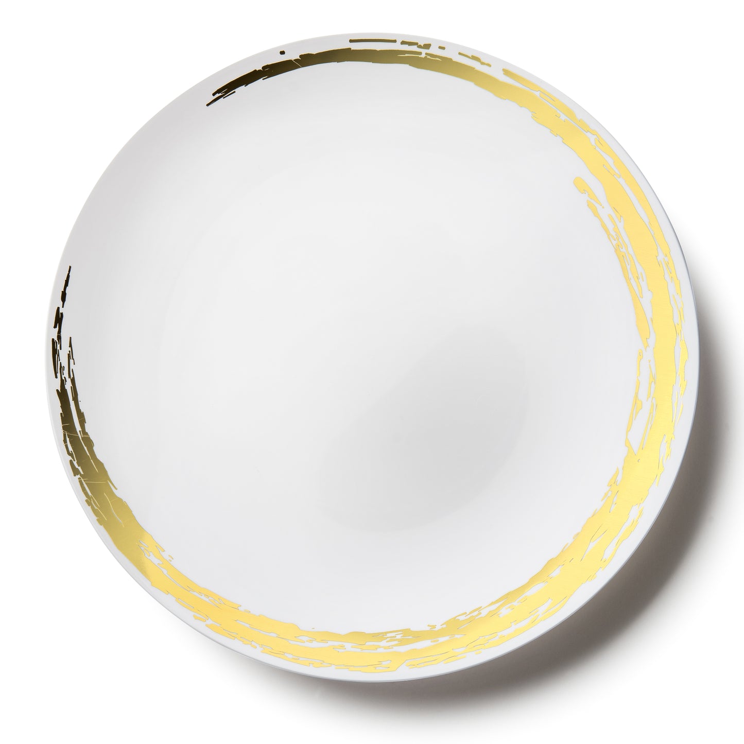 Plates 10" White/Gold 'Decor'