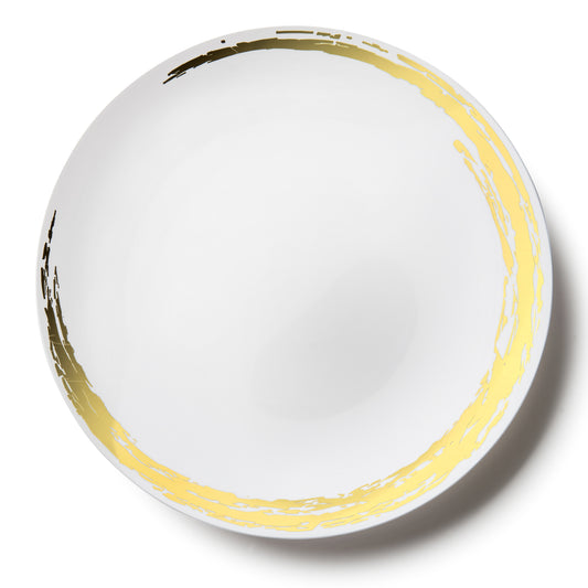 Plates 10" White/Gold 'Decor'