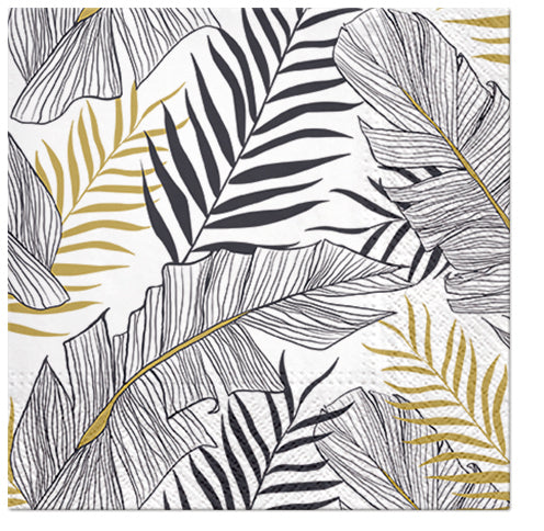 Design Napkins Exotic Leaves 'Paw'