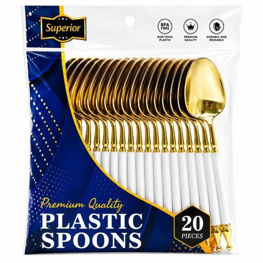 Superior Spoons Gold White Gold