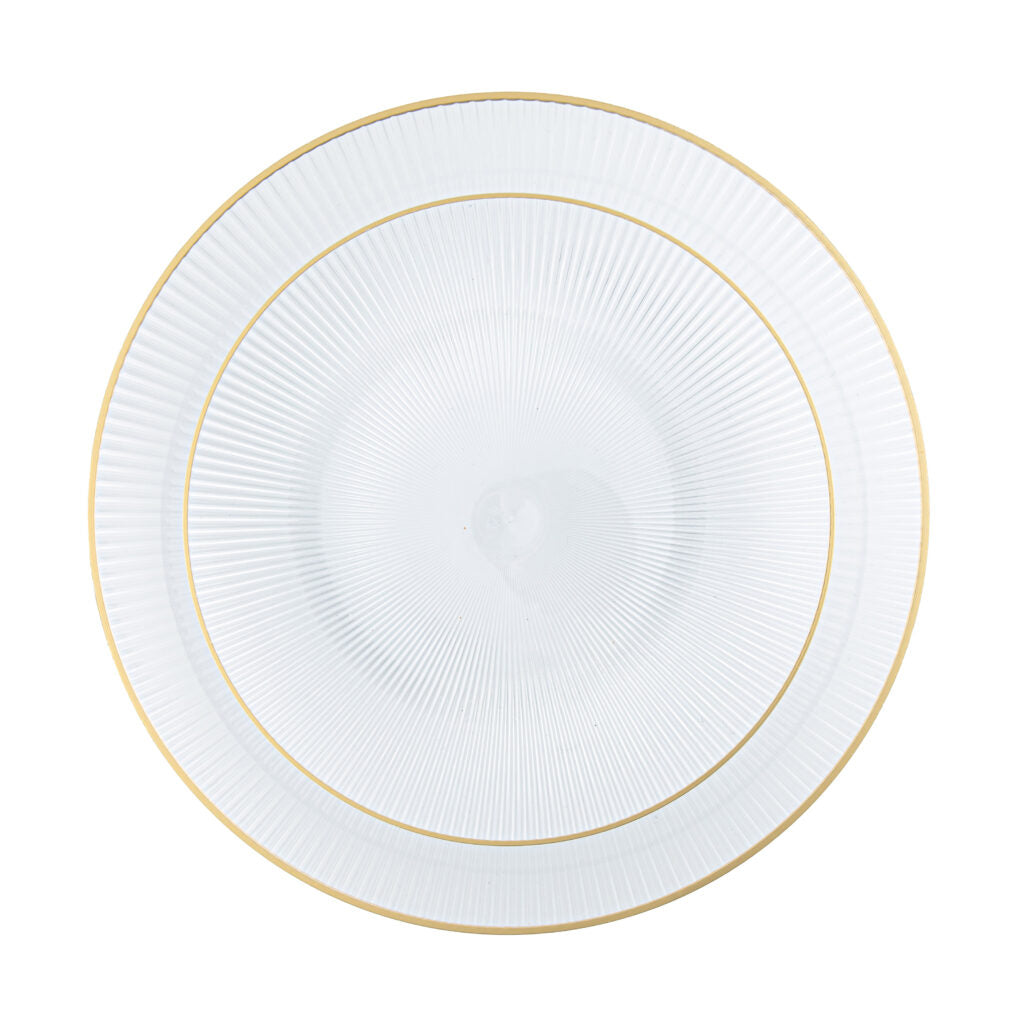 Ribbed Collection 7'+10' Clear/Gold Combo Pack 8+8 'Superior' 6/CS