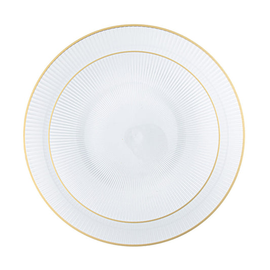 Ribbed Collection 7'+10' Clear/Gold Combo Pack 8+8 'Superior' 6/CS
