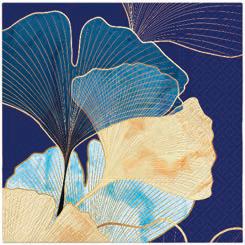 Design Napkins Stylish Ginko Accents 'Paw'