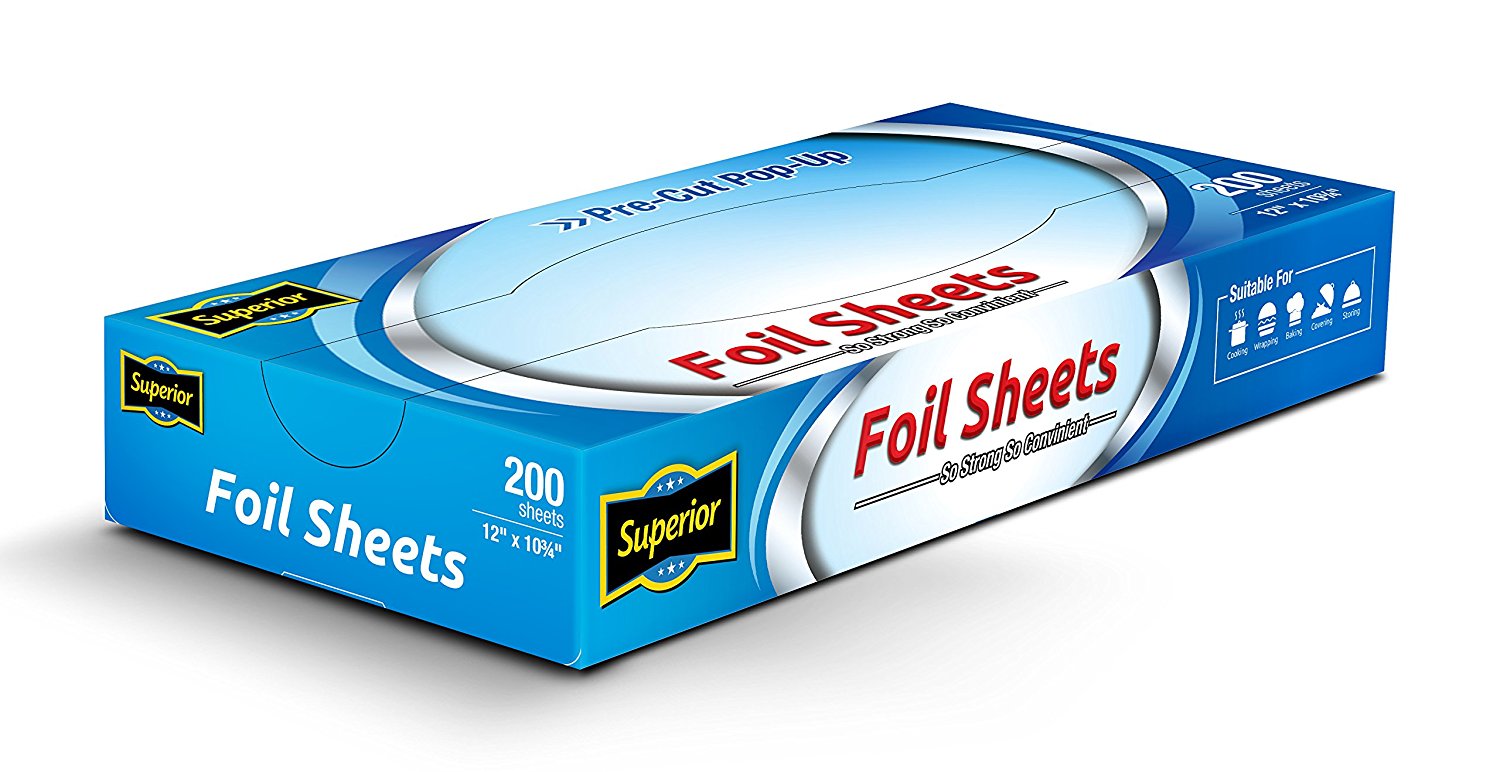 Aluminium Cutfoil Sheets 10" x 12.75" 'Superior'