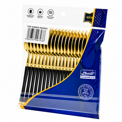 Superior Teaspoons Gold Black Gold