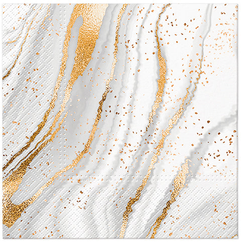 Design Napkins Golded Marble 'Paw'